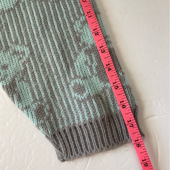 Vintage Adele Knitwear Teddy Bear All Over Print Sweater Medium - Picture 9 of 9